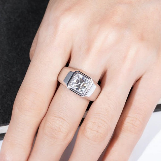 Can Men Wear Moissanite Rings?