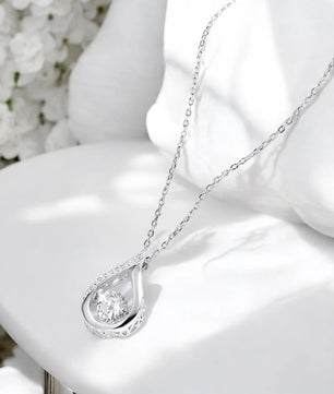 Sparkling 1.0ct Moissanite Pendant - 925 Silver - Ornalux