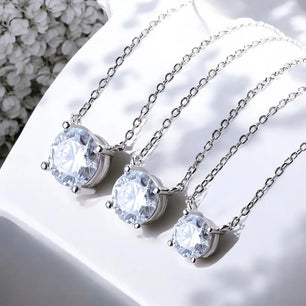 Classic Moissanite Necklace for Women - Ornalux