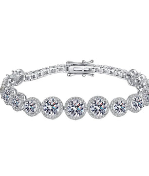 Luxury 11.1CT Moissanite Tennis Bracelet - Ornalux