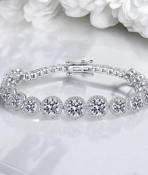 Luxury 11.1CT Moissanite Tennis Bracelet - Ornalux