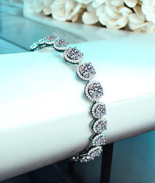 Luxury 11.1CT Moissanite Tennis Bracelet - Ornalux
