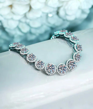 Luxury 11.1CT Moissanite Tennis Bracelet - Ornalux