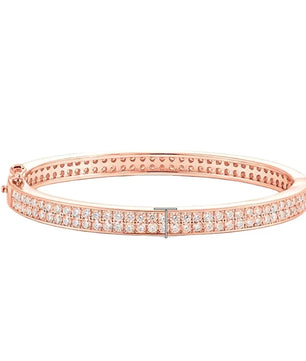 Real GRA Certified D Color Moissanite Bracelet Bangle - Ornalux