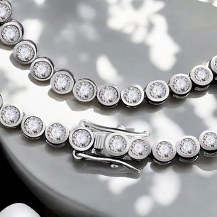 GRA Certified D Color Moissanite Tennis Bracelet - Ornalux