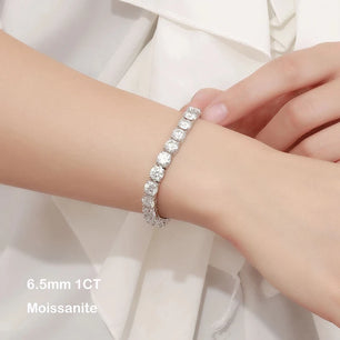 Luxury Moissanite Diamond Bracelet for Women/Men - Ornalux