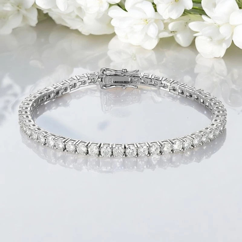 Luxury Moissanite Diamond Bracelet for Women/Men - Ornalux