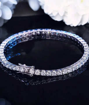 Luxury Moissanite Diamond Bracelet for Women/Men - Ornalux