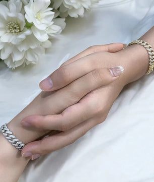 Cuban Bracelet High Carbon Diamond Finish - Ornalux