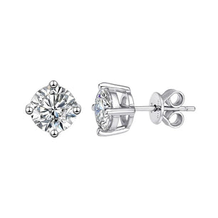 0.1-3CT Moissanite Stud Earrings - Ornalux