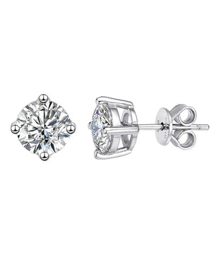 0.1-3CT Moissanite Stud Earrings - Ornalux