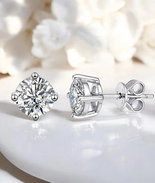 0.1-3CT Moissanite Stud Earrings - Ornalux