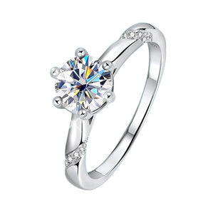 D Color 3 Carat Moissanite Engagement Ring - Ornalux