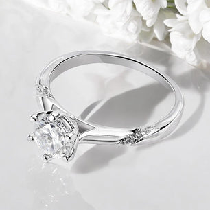 D Color 3 Carat Moissanite Engagement Ring - Ornalux