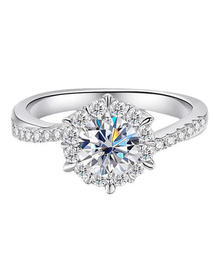 2CT Luxury Certified Moissanite Engagement Ring - Ornalux