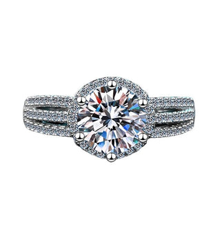 3CT Luxury Moissanite Wedding Ring - Sparkling Engagement Ring - Ornalux