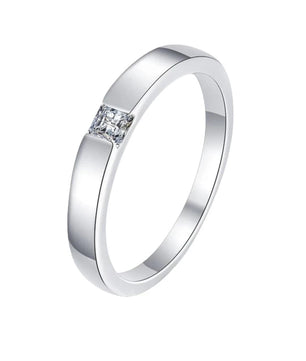 Princess Cut Moissanite Engagement Ring - Ornalux