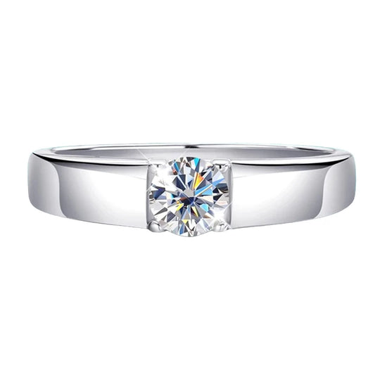 D Color 1CT Moissanite Men's Ring - Ornalux