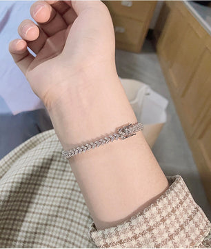 D Color Full Moissanite Tennis Bracelet - Ornalux