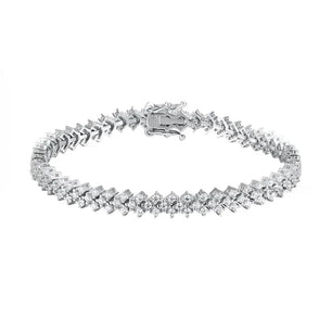 D Color Full Moissanite Tennis Bracelet - Ornalux