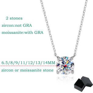 Classic Moissanite Necklace for Women - Ornalux