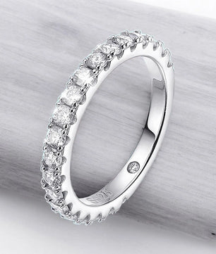 Luxury 4.15Cttw Moissanite Wedding Diamond Ring Set - Ornalux
