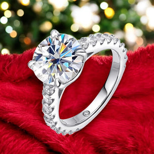 Luxury 4.15Cttw Wedding Diamond Ring Set