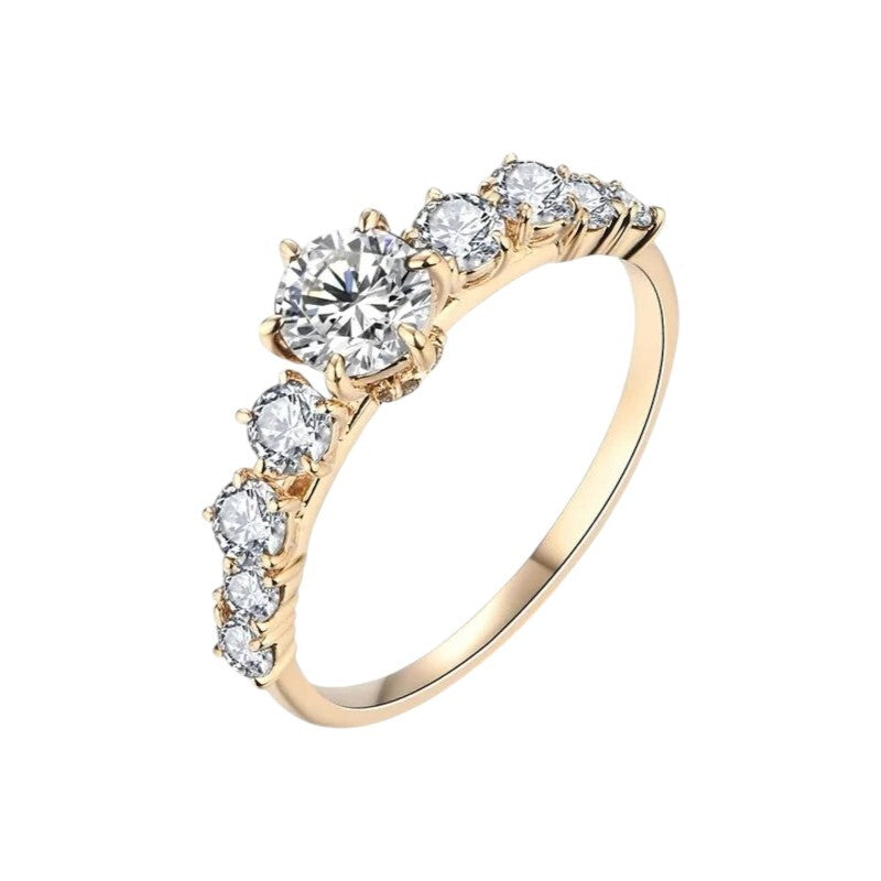 0.5Ct Moissanite Diamond Ring - Wedding Gift Jewelry - Ornalux