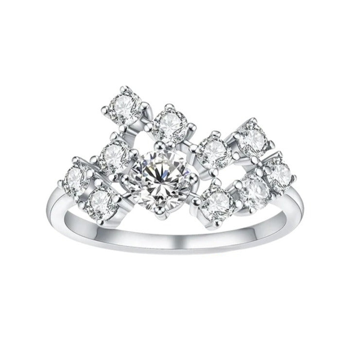 1.5Ct Round Cut D Color Moissanite Ring - Solid Gold - Ornalux