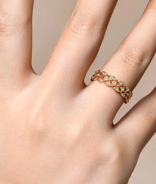 Moissanite Diamond Eternity Matching Band - Ornalux