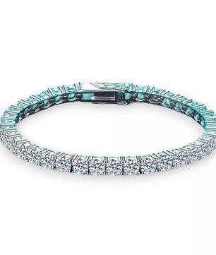 Moissanite Tennis Bracelet in Sterling Silver | 2-6.5MM - Ornalux