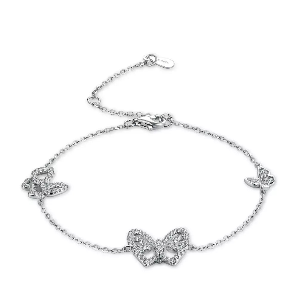 Butterfly Moissanite Bracelet - Fine Jewelry - Ornalux