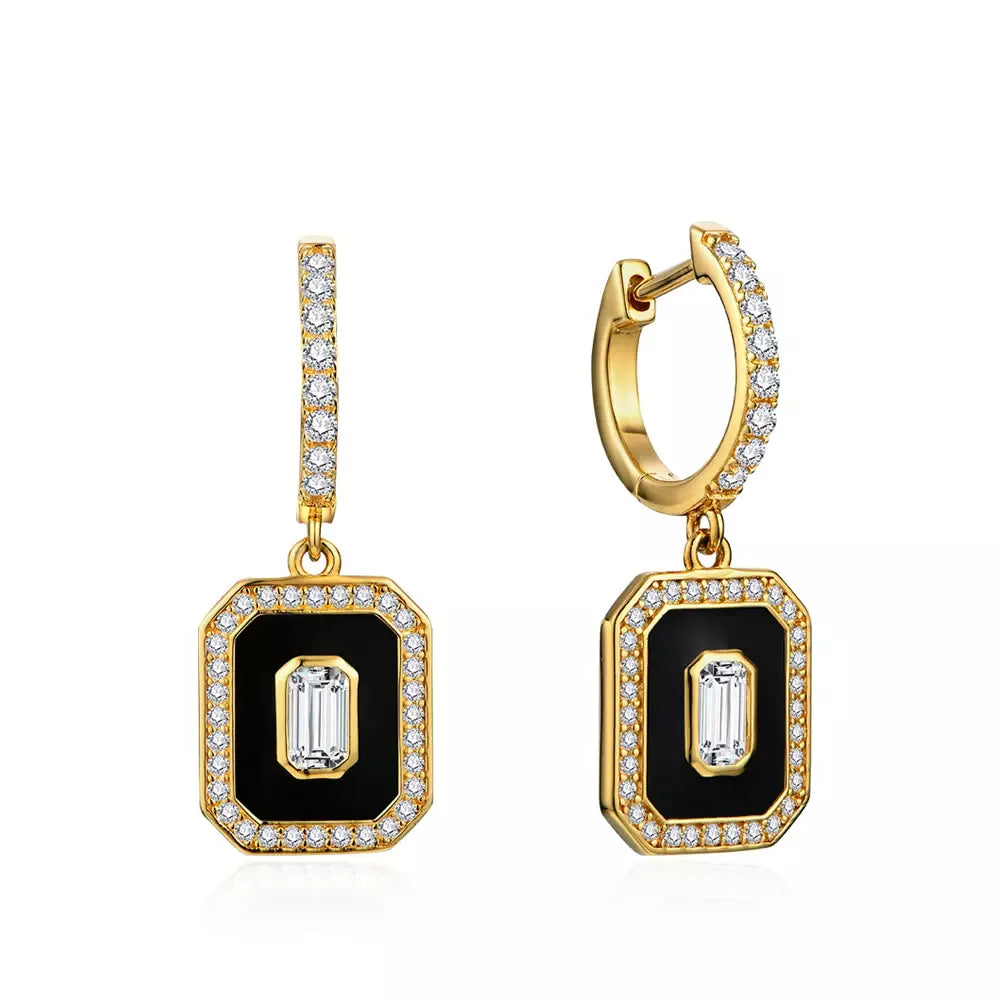 D Color Luxury Moissanite Hoop Earrings - Anniversary Gift - Ornalux