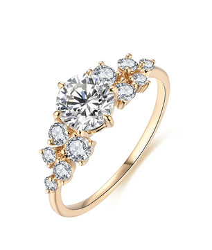 Handmade 14K Gold Moissanite Rings - Wedding Gift Jewelry - Ornalux