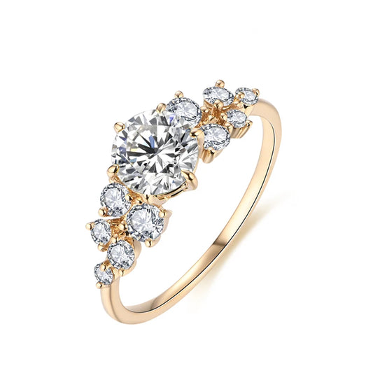 Handmade 14K Gold Moissanite Rings - Wedding Gift Jewelry - Ornalux