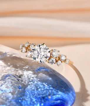 Handmade 14K Gold Moissanite Rings - Wedding Gift Jewelry - Ornalux