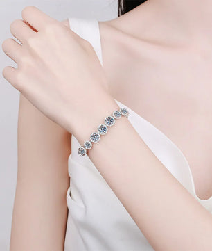 Luxury 11.1CT Moissanite Tennis Bracelet - Ornalux