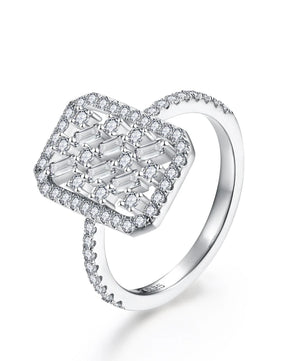 Luxury D Color Moissanite Ring - Anniversary Jewelry - Ornalux
