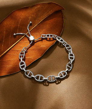 Sparkling Moissanite Diamond Bracelet - Ornalux