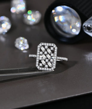 Luxury D Color Moissanite Ring - Anniversary Jewelry - Ornalux