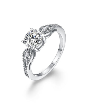 1.0CT Moissanite Gold Ring for Women - Ornalux