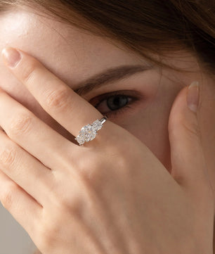 2.0Ct D Color Moissanite Wedding Ring - Ornalux