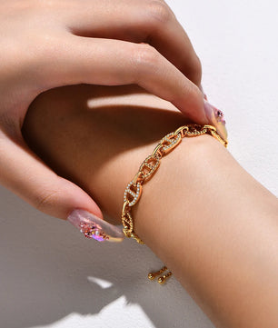 Sparkling Moissanite Diamond Bracelet - Ornalux