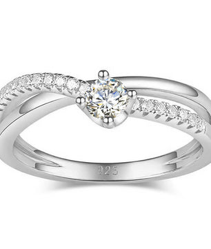 High Quality 4mm Moissanite Wedding Band - Ornalux