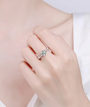 D Color 3 Carat Moissanite Engagement Ring - Ornalux