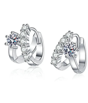 Certified Moissanite Stud Earrings - Sparkling Earrings - Ornalux