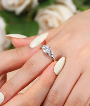 2.0Ct D Color Moissanite Wedding Ring - Ornalux