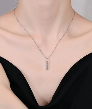 D Color 5 Gems Moissanite Necklace - Ornalux