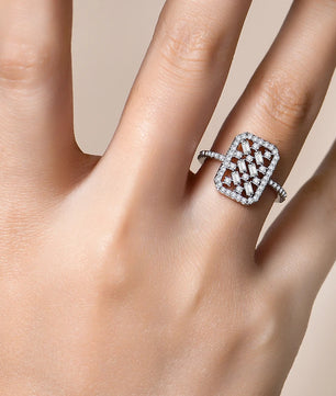 Luxury D Color Moissanite Ring - Anniversary Jewelry - Ornalux